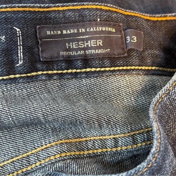 Levi’s Capital E Men’s 33 Hesher Regular Straight Distressed Jeans Made in USA - Picture 7 of 8